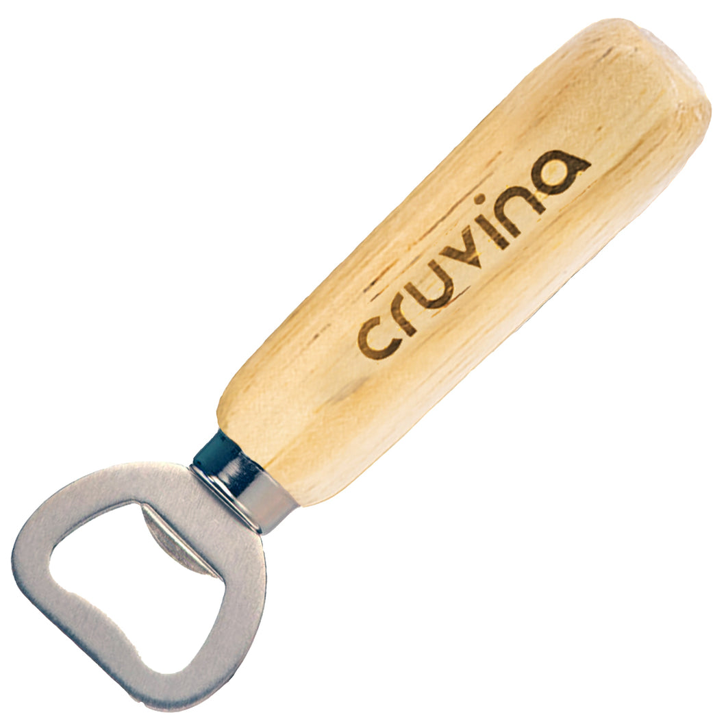 Cruvina Soft Wooden Handle Bottle Opener