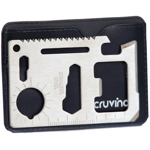 Multi Purpose Credit Card Size Wallet Tool with Opener